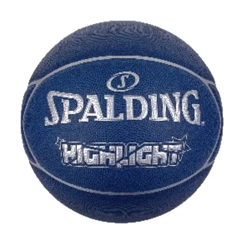 Spalding Highlight Blue Silver Composite SN76867Z/1 баскетбольный мяч