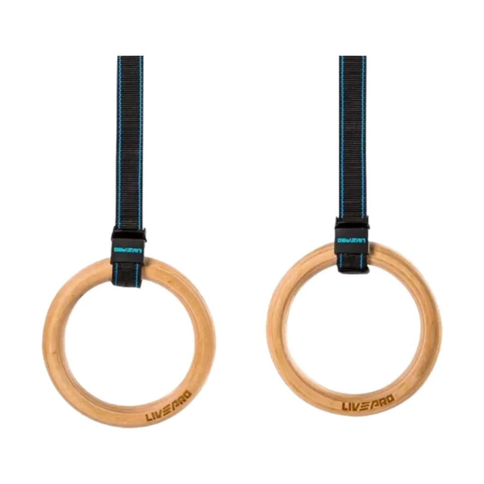 Livepro Wooden Gym Ring LP8123