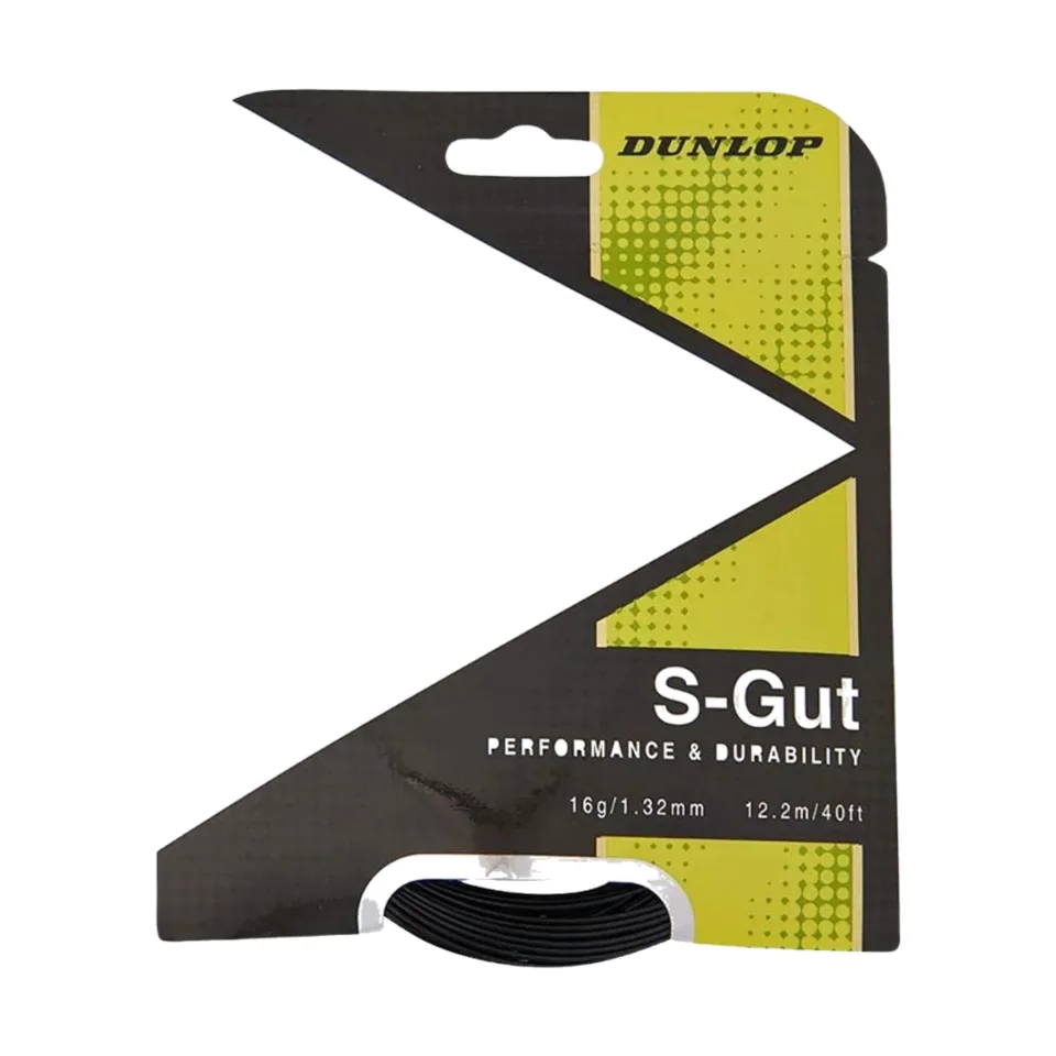 Dunlop S-GUT BLK 16G TENNIS STRING DL624665 Tennis Racket